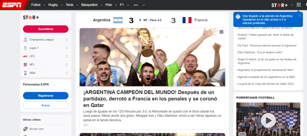 Αργεντίνικα ΜΜΕ για την κατάκτηση του Μουντιάλ 2022: «Έφεραν την ευτυχία σε ένα έθνος» (ΦΩΤΟ)